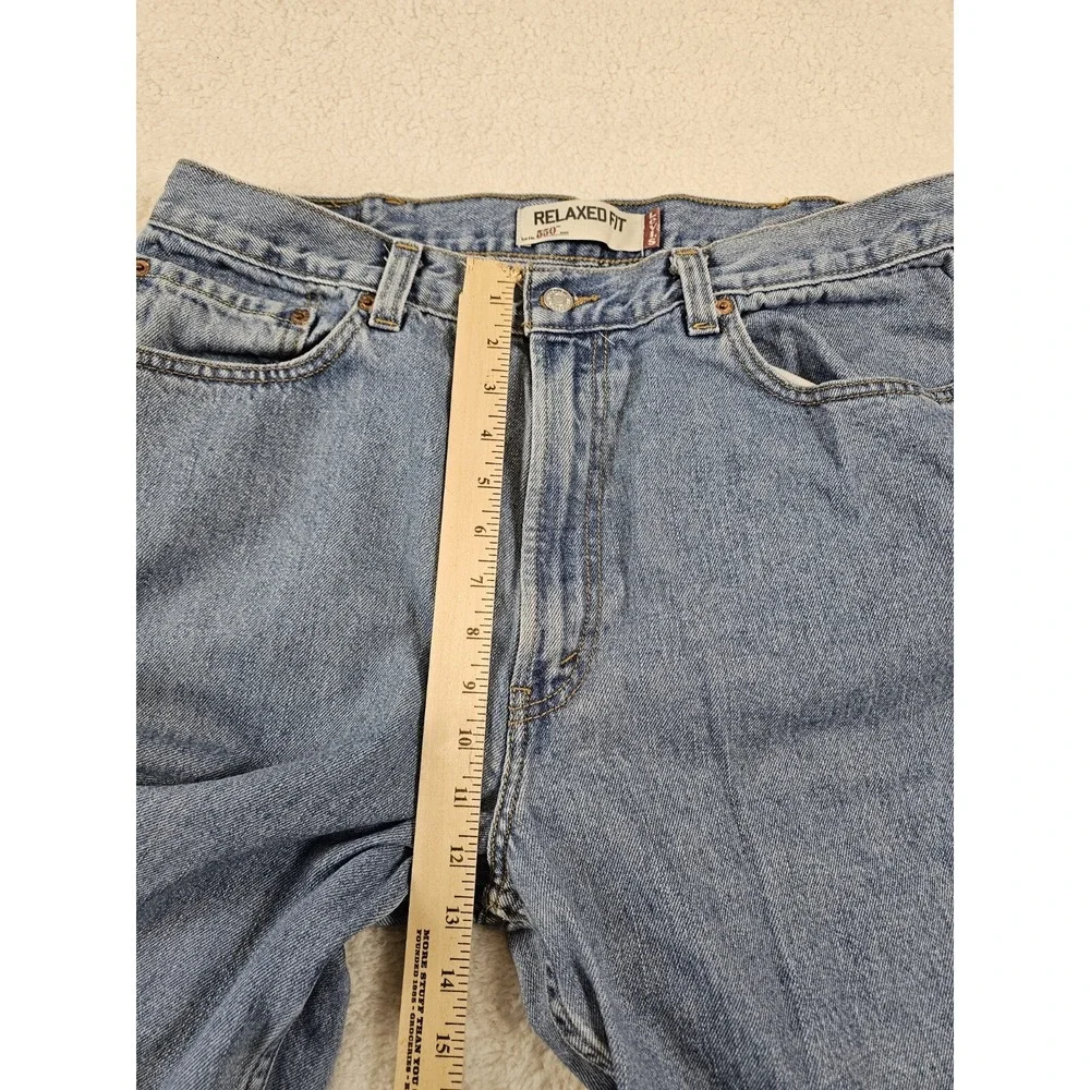 Vintage Levi's 550 Jeans Men's 38X32 Relaxed Fit‎ Tapered Light Wash Y2K Baggy